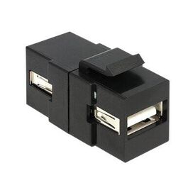 DeLOCK Keystone module - Keystone jack - USB Type A - bla | 86367