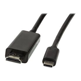 LogiLink - Adapter cable - 24 pin USB-C male to HDMI mal | UA0329