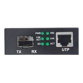 Intellinet 10GBase-T to 10GBase-R Media Converter, 1 x 1 | 508193