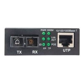 Intellinet Gigabit PoE+ Media Converter, 1000Base-T RJ45 | 508209