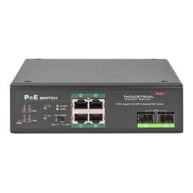 DIGITUS DN-651109 - Switch - unmanaged - 4 x 10/100/1000 (PoE+) +
