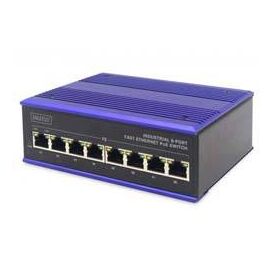 DIGITUS Industrial - Switch - 8 x 10/100 (PoE) - DIN  | DN-650108