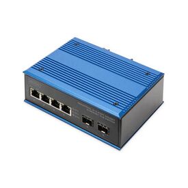Digitus Industrial 4+2-Port Gigabit Ethernet PoE Swit | DN-651149
