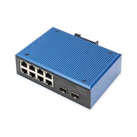 Digitus Industrial 8+2 -Port Fast Ethernet PoE Switch | DN-651147