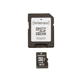 Intenso Premium - Flash memory card (microSDHC to SD ad | 3423470