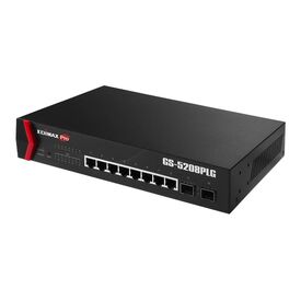 Edimax Pro GS-5208PLG V2 - Switch - smart - 8 x 10/100/1000 (PoE+