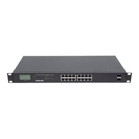 Intellinet 16-Port Gigabit Ethernet PoE+ Switch with 2 S | 561259