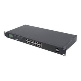 Intellinet 16-Port Gigabit Ethernet PoE+ Switch with 2 S | 561259