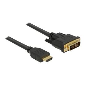 Delock - Adapter cable - DVI-D male to HDMI male - 5 m -  | 85656