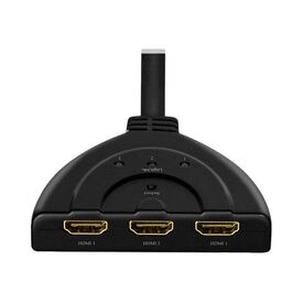 LogiLink - Video/audio splitter/switch - 3 x HDMI - desk | HD0040