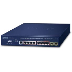 Planet 2Port GE 802.3bt+ 6Port 802.3at+ 1000X SFP GS42108HP2S