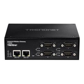 TRENDnet TI-M42 - Gateway - industrial - 4 ports - 100Mb LAN, RS-