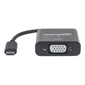 Manhattan USB-C to VGA Converter Cable, 1080p@60Hz, Blac | 151771