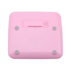 Genie 12-digit desktop calculator with dual power (solar and battery), Pink | 12778, image _ab__is.image_number.default