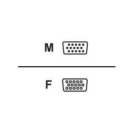 EFBElektronik VGA extension cable HD15 (VGA) (M) to EK322.2