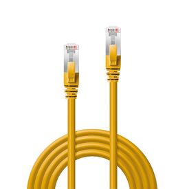 Lindy 7.5m Cat.6A S FTP LSZH Cable, Yellow 47867