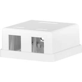MCAB KEYSTONE BOX 2PORT SURFMOUNTED EC020400004