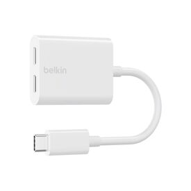 Belkin Connect Audio + Charge - USB-C to USB-C headp | F7U081BTWH