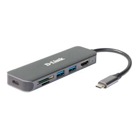 D-Link DUB-2327 - Docking station - USB-C / Thunderbolt 3 - HDMI