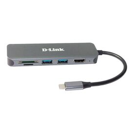 D-Link DUB-2327 - Docking station - USB-C / Thunderbolt 3 - HDMI