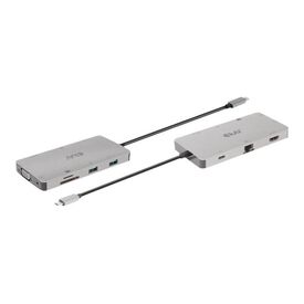 Club 3D USB Gen1 Type-C 9-in-1 hub - Docking station - | CSV-1594