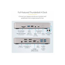 StarTech.com Thunderbolt 4 MultiDisplay 132UETB4USB4DOCK
