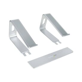 StarTech.com Laptop Stand for Desk, 5kg/11l | LAPTOP-STAND-SILVER