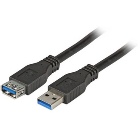 EFB-Elektronik Premium - USB extension cable - USB Type A (F) to USB Type A (M) - USB 3.0 - 3 m - black | K5237.3, image 