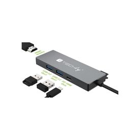EFB Elektronik Techly USB3.2 Type-C Docking Station 2x USB-A 1x USB-C HDMI - Charging/Docking station | IUSB32C-HUB4HPD, image , 3 image