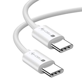 Techly USB4 Gen3 EPR USB-C™ M/M 40G 240W PD3.1 8K E-Mark Certified 1m Cable | ICOC-MU4-40G240W1, image 