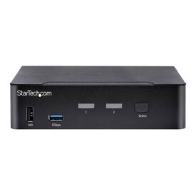 StarTech.com USB C KVM Switch, 2 Port DisplayPort KV | SV231DPUCA