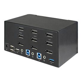 StarTech.com 2 Port Triple Monitor DisplayPort KVM | SV231TDPU34K