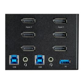 StarTech.com 2 Port Triple Monitor DisplayPort KVM | SV231TDPU34K