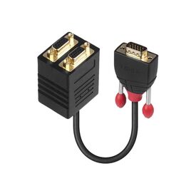 Lindy - VGA splitter - HD-15 (VGA) (M) to HD-15 (VGA) (F) | 41214