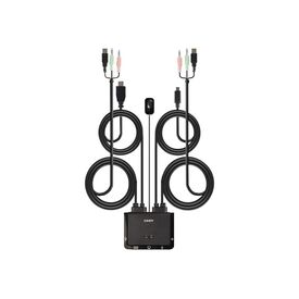 Lindy 2 Port HDMI 18G, USB Type C, USB 2.0 & Audio Cable  | 42347