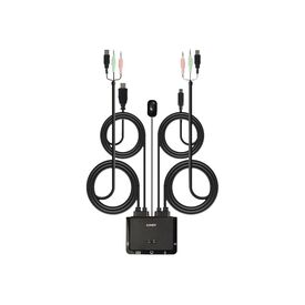 Lindy 2 Port HDMI 18G, USB Type C, USB 2.0 & Audio Cable  | 42347
