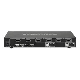 Techly 2-Port DisplayPort1.2 Dual-Monitor KVM Swi | IDATA-DP-KVM2