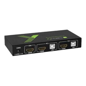 Techly 2x1 USB HDMI KVM Switch 4Kx2K - KVM / a | IDATA-KVM-HDMI2U