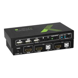 Techly 2x1 USB HDMI KVM Switch 4Kx2K - KVM / a | IDATA-KVM-HDMI2U