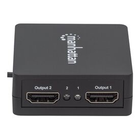 Manhattan HDMI Splitter 2-Port , 1080p, Black, Displays  | 207652