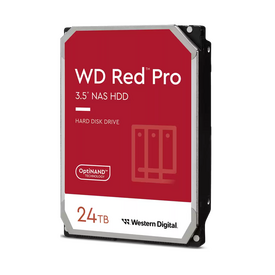 WD Red Pro WD240KFGX - Hard drive - 24 TB - internal - 3.5" - SATA 6Gb/s - 7200 rpm - buffer: 512 MB | WD240KFGX, image 