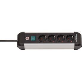 Brennenstuhl Premium-Alu-Line Extension Lead 4-way, 1391030400