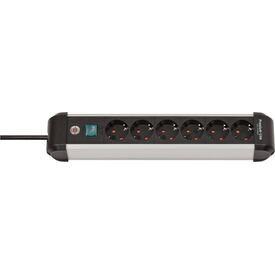 Brennenstuhl Premium-Alu-Line Extension Lead 6-way 1391030600