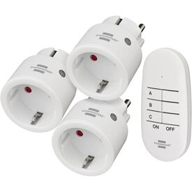 Comfort-Line Remote Control Socket Set Mini 3+1 1507070