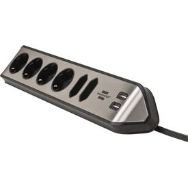 Brennenstuhl 1153590610 / 2 m / 6 AC outlet(s) / Indoor / 3.1 V /