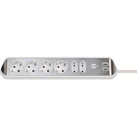 Brennenstuhl 1153590620 / 2 m / 6 AC outlet(s) / Indoor / 3.1 V /