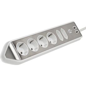 Brennenstuhl 1153590620 / 2 m / 6 AC outlet(s) / Indoor / 3.1 V /