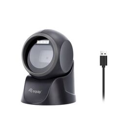Equip USB 2D Omnidirectional Desktop Barcode Scanner | CMOS Image Sensor | 1D & 2D Support | USB | IP54 | Black, image _ab__is.image_number.default