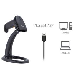 Equip USB 1D Barcode Scanner, with Stand 351020
