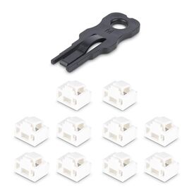 StarTech.com RJ45 Port Locks 10 Pack  RJ45LOCKANDKEY
